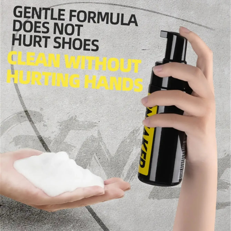 Sneaker Care Set - Sportschuh-Schaum-Reinigungsset, Trockenreinigungsspray für Leder, Wildleder, Nubuk,