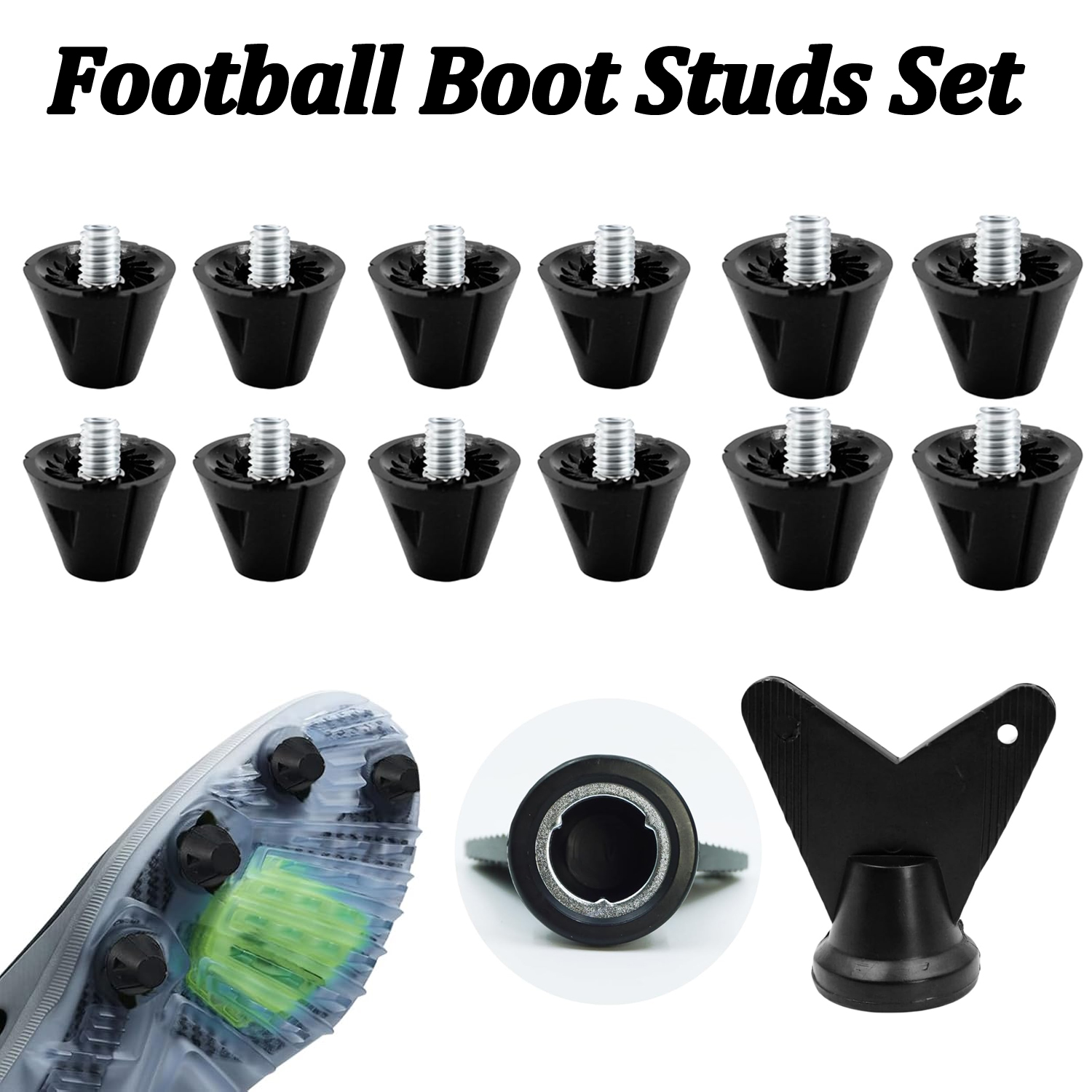 4/12PCS Fußballschuh-Nieten Er – Sneaker Care Set Bewertung und Preis